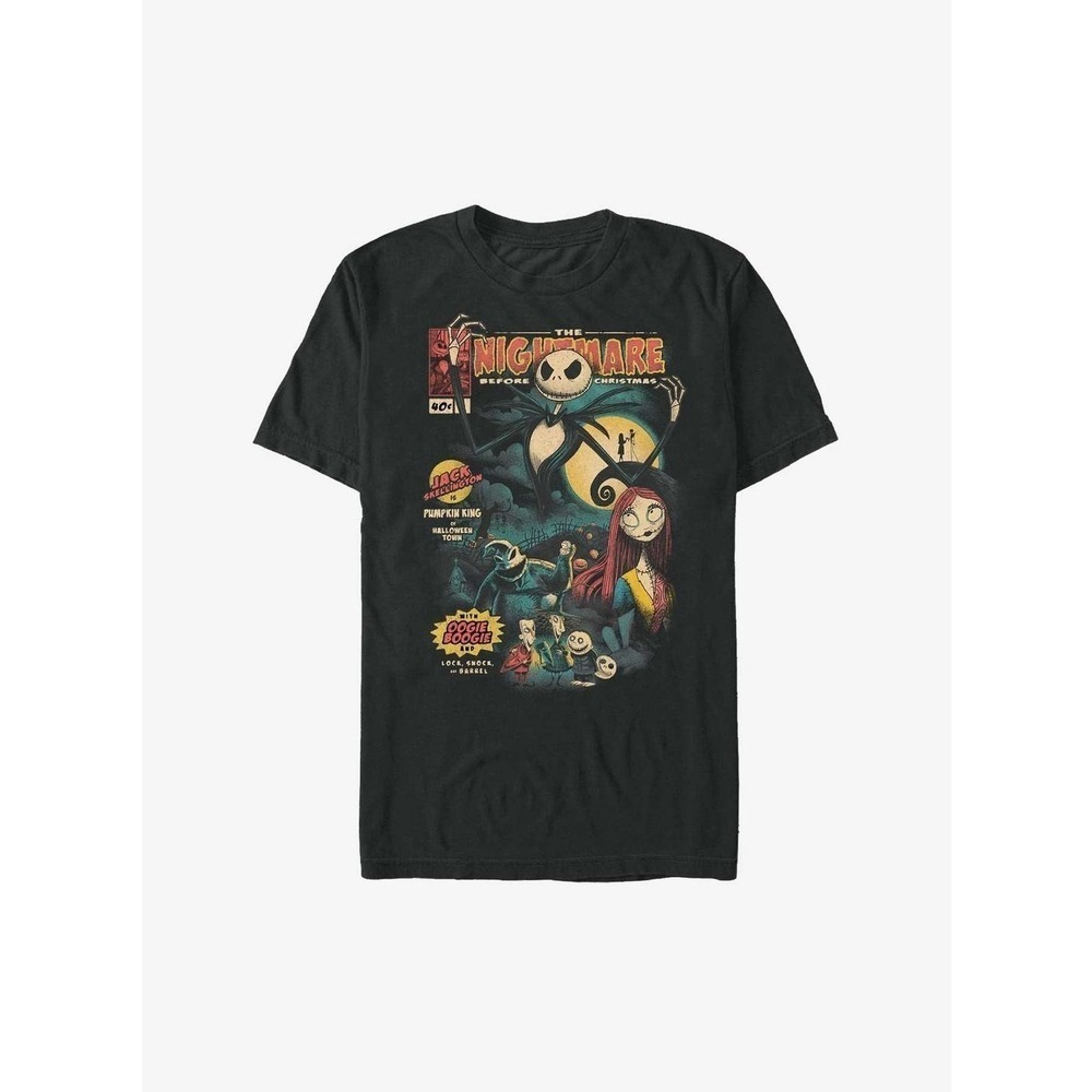 Dsney The Nightmare Before Comic Cover T-Shirt